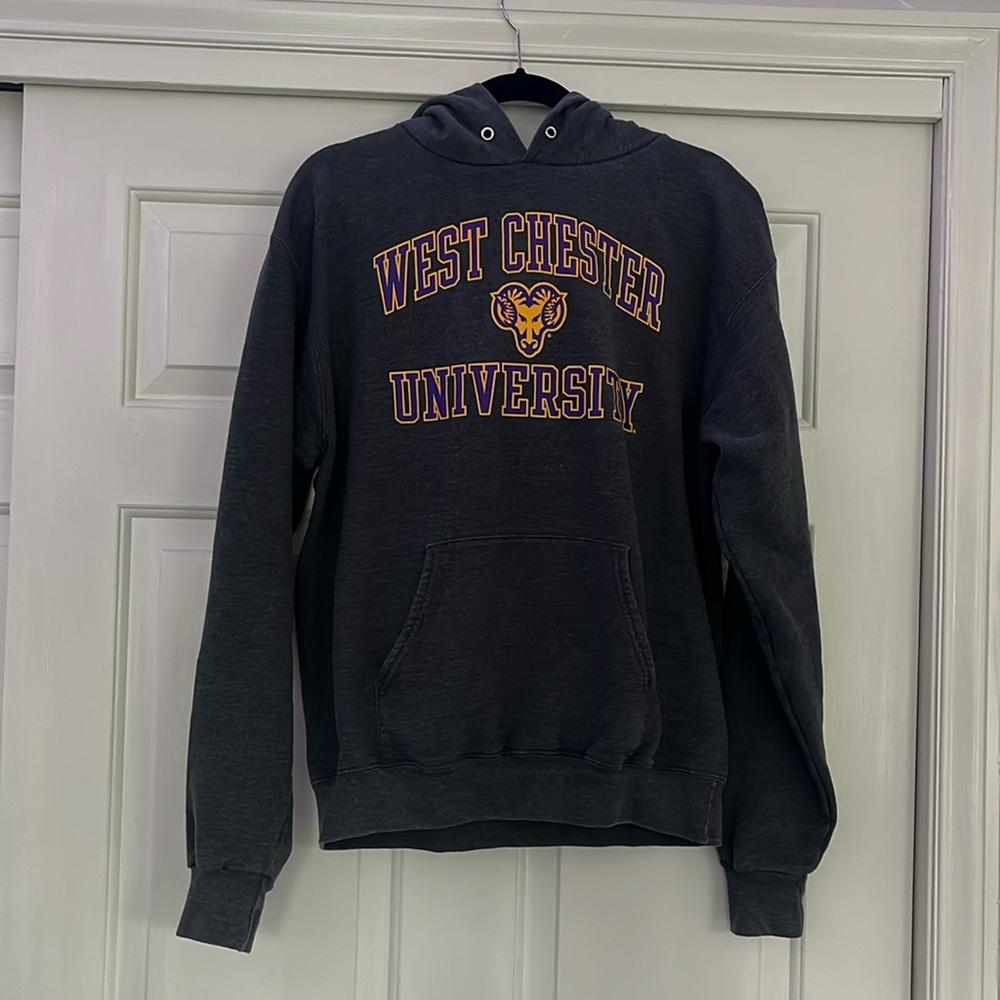 Champion Dark Grey West Chester University Hoodie Size Medium